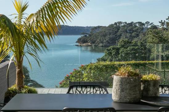 Harbour view from the dining terrace at 44 Harbour View Road